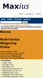 Mobile Screenshot of maxius.nl